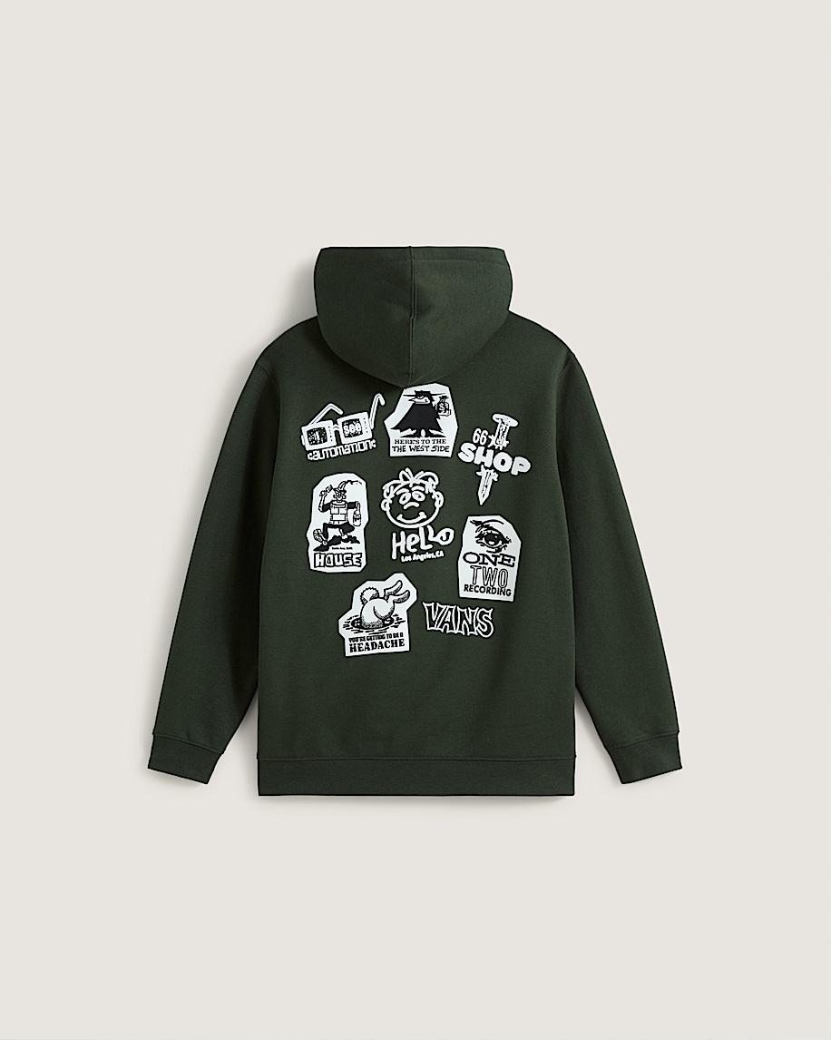 Taka Hayashi For Vault By Vans Kids Classified Zip Hoodie Dried Kelp Green