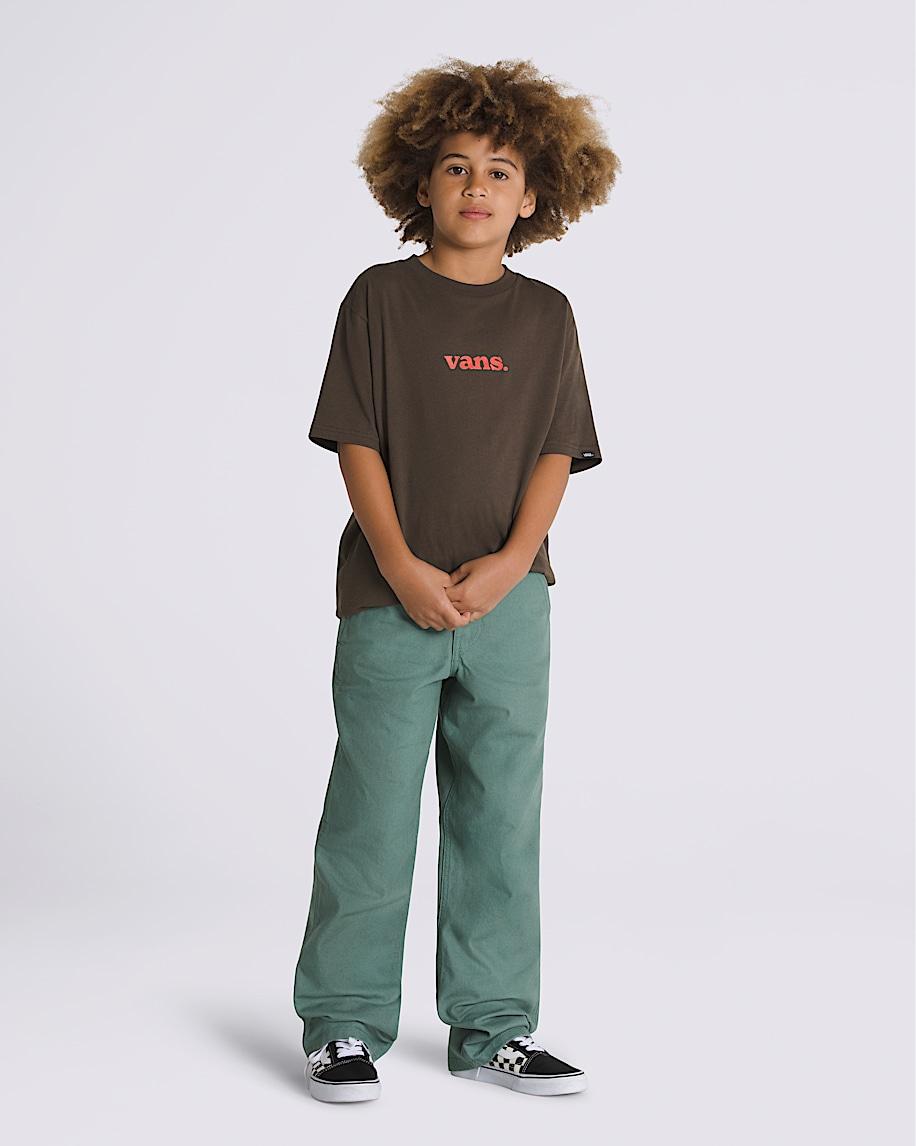 Taka Hayashi For Vault By Vans Kids Drill Chore Carpenter Pants Dark Forest Green