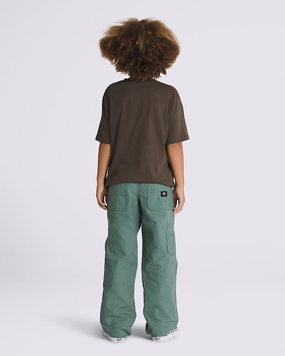 Taka Hayashi For Vault By Vans Kids Drill Chore Carpenter Pants Dark Forest Green