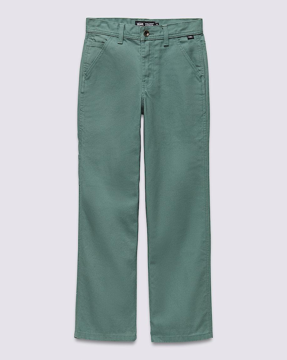 taka hayashi for vault by vans Kids Drill Chore Carpenter Pants Dark Forest Green