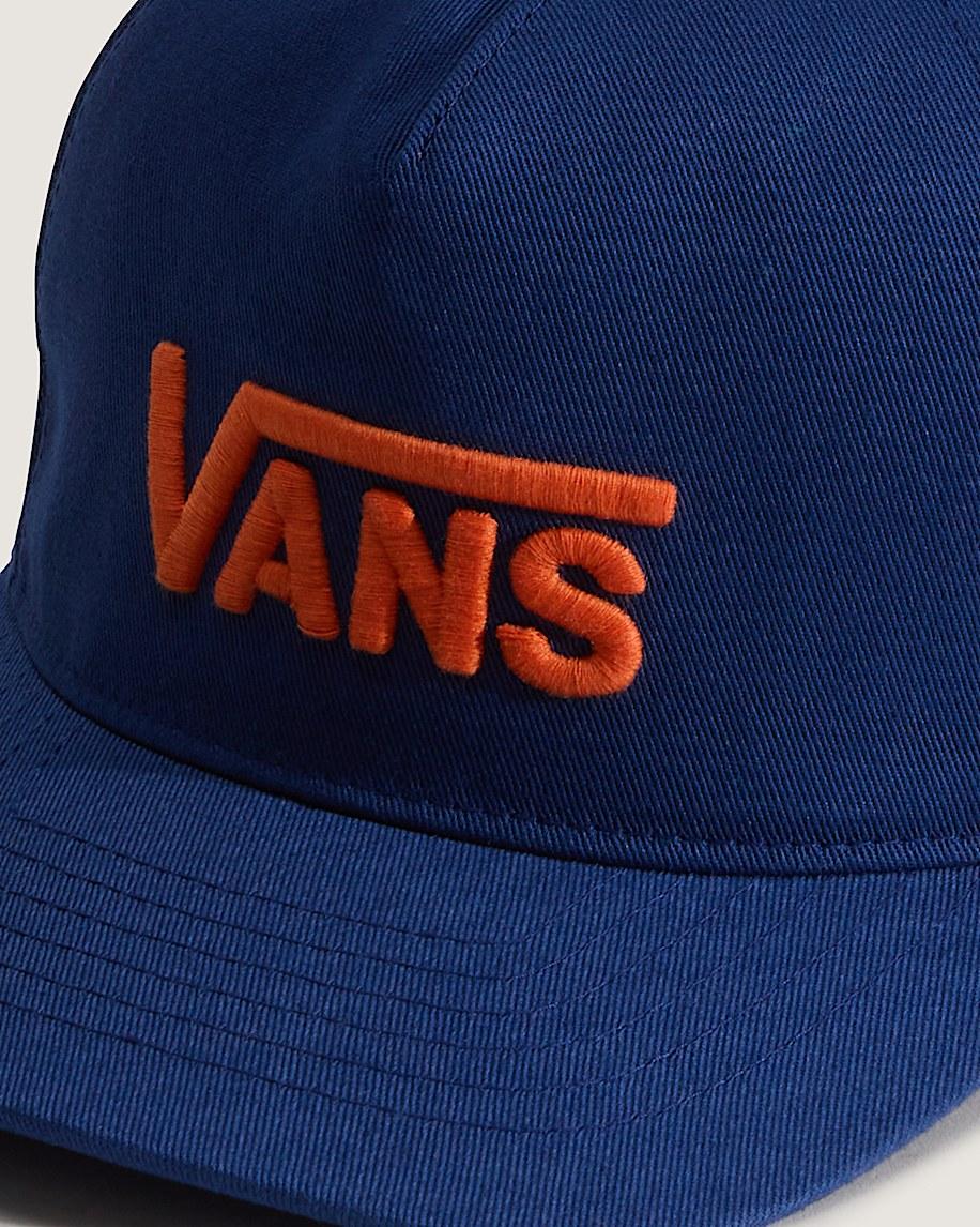 Taka Hayashi For Vault By Vans Kids Drop V Logo Snapback Hat Deep Indigo Blue