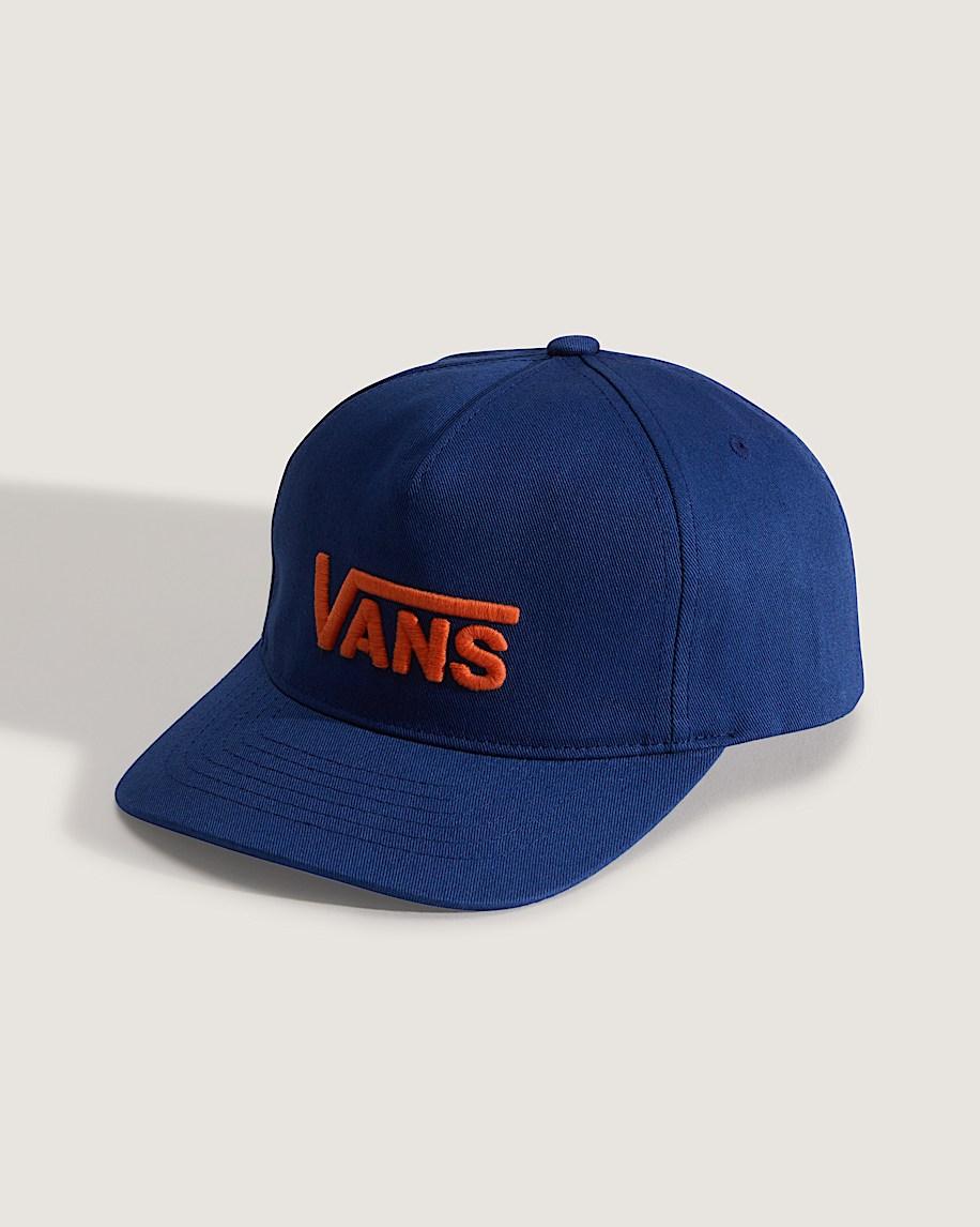 taka hayashi for vault by vans Kids Drop V Logo Snapback Hat Deep Indigo Blue