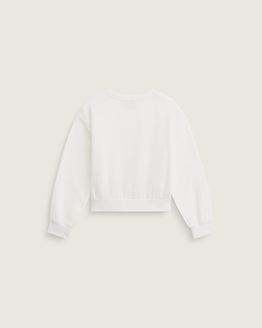 Taka Hayashi For Vault By Vans Kids Flow Field Crew Sweatshirt Marshmallow White