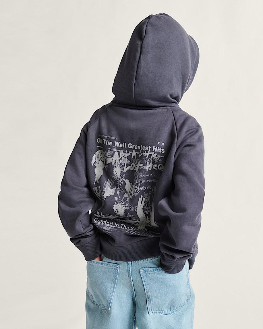 Taka Hayashi For Vault By Vans Kids Greatest Hits Zip Hoodie Asphalt Grey