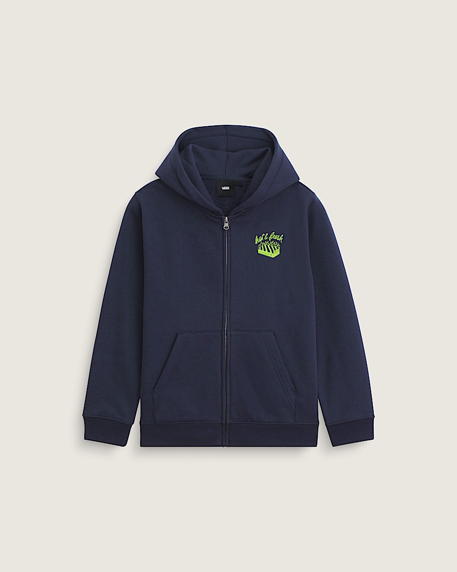 Taka Hayashi For Vault By Vans Kids Hot And Fresh Full Zip Sweatshirt Parisian Night Blue