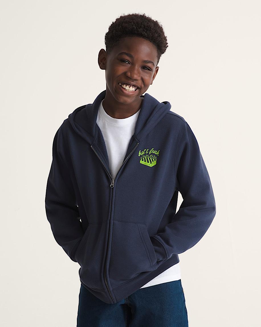 Taka Hayashi For Vault By Vans Kids Hot And Fresh Full Zip Sweatshirt Parisian Night Blue