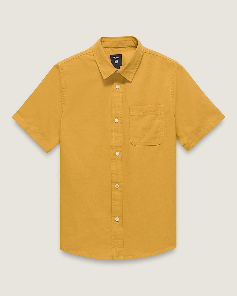 taka hayashi for vault by vans Kids Lawson Woven Shirt Harvest Gold Yellow