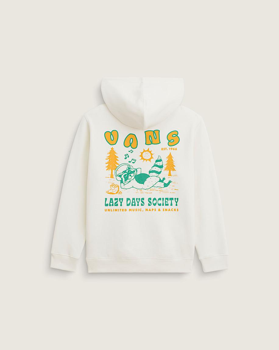 taka hayashi for vault by vans Kids Lazy Daze Pullover Sweatshirt Marshmallow White