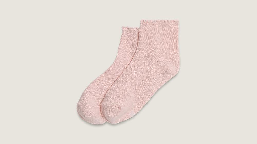 taka hayashi for vault by vans Kids Lettuce Have it Half Crew Socks Sepia Rose Pink