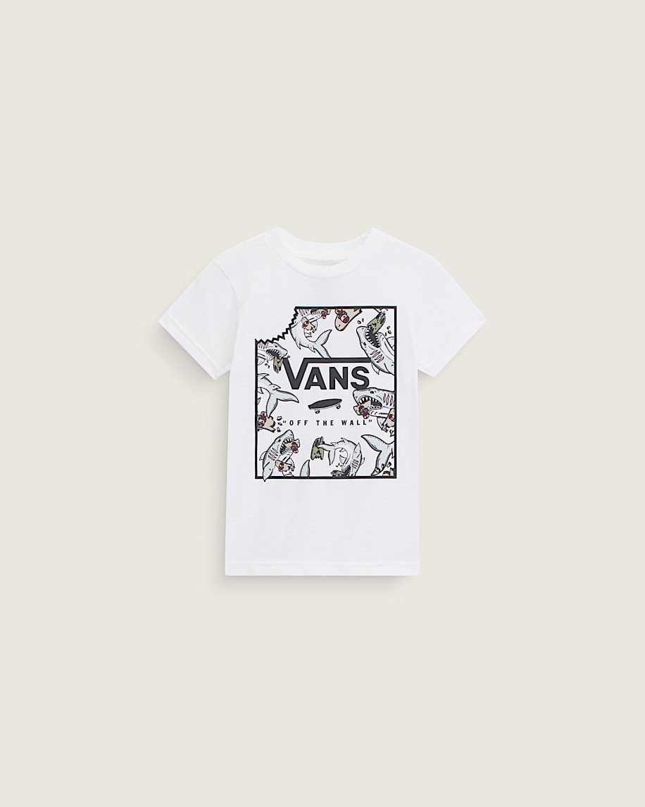 taka hayashi for vault by vans Kids Little Shark Bite T-Shirt White