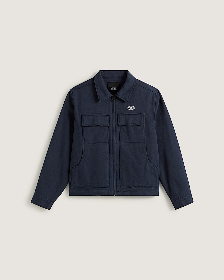 taka hayashi for vault by vans Kids Mcavoy Zip Station Jacket Parisian Night Blue