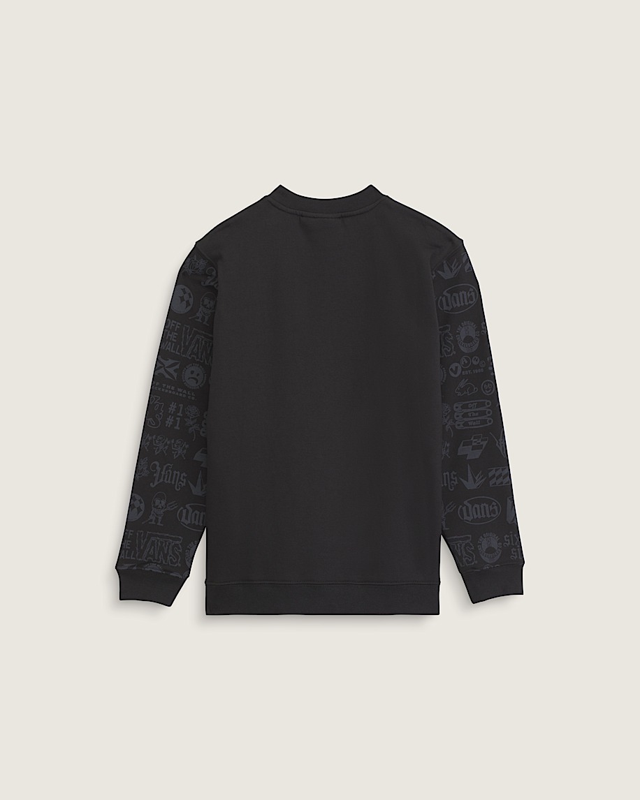 Taka Hayashi For Vault By Vans Kids Mixed Lot Crew Sweatshirt Black