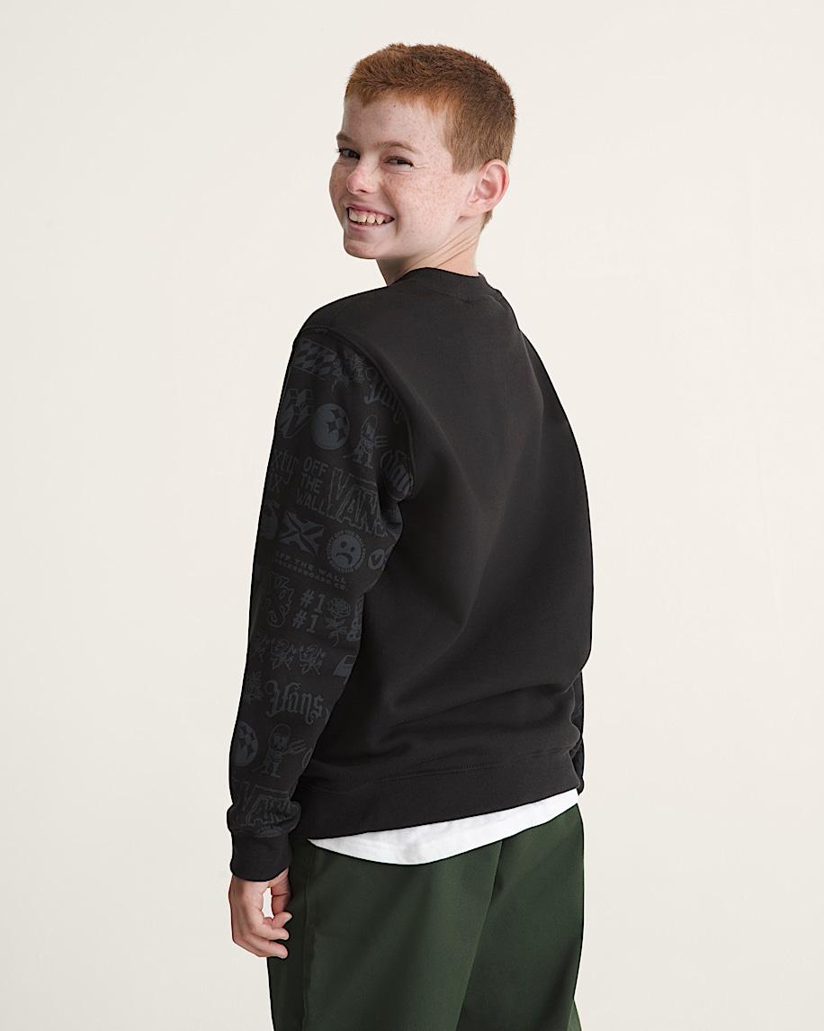 Taka Hayashi For Vault By Vans Kids Mixed Lot Crew Sweatshirt Black