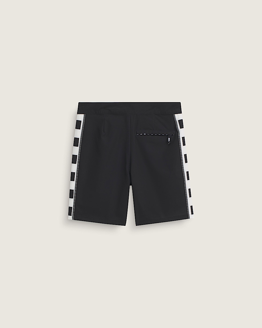 Taka Hayashi For Vault By Vans Kids New Daily Sideline Boardshorts Black Marshmallow White