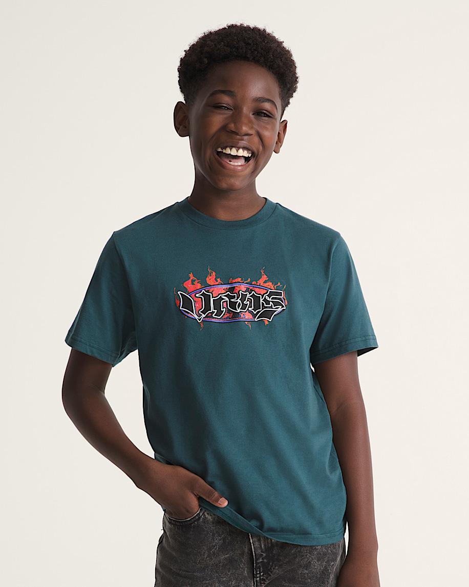 Taka Hayashi For Vault By Vans Kids Night Spark T-Shirt Mossy Olive Green