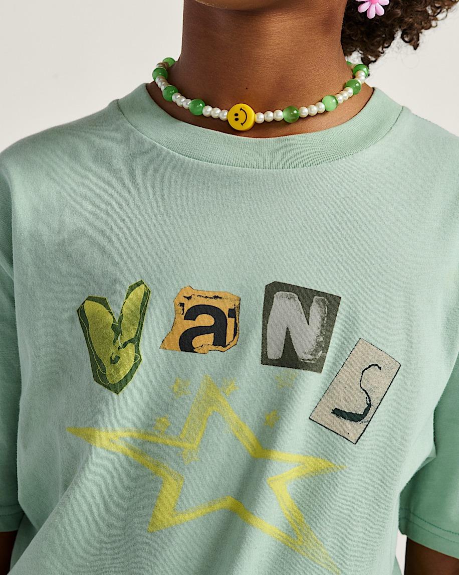 Taka Hayashi For Vault By Vans Kids Perforate T-Shirt Olive Green