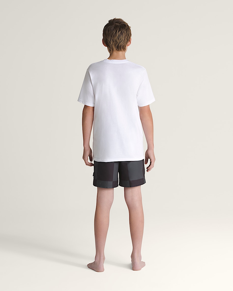 Taka Hayashi For Vault By Vans Kids Primary Checkerboard Shorts Checkerboard Black Grey