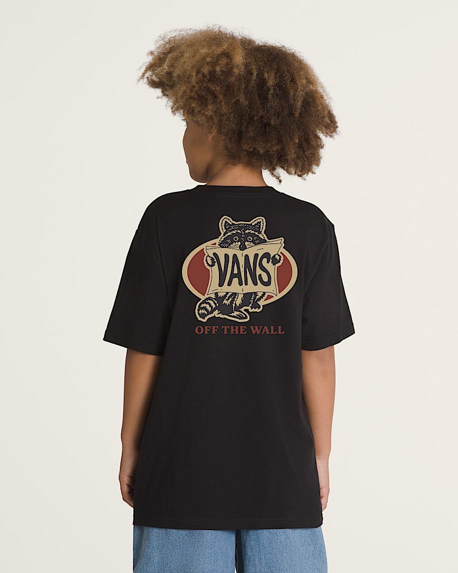 Taka Hayashi For Vault By Vans Kids Racoon Sign T-Shirt Black