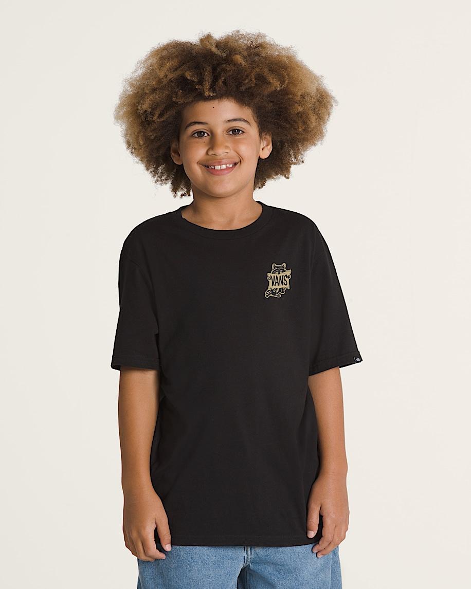 Taka Hayashi For Vault By Vans Kids Racoon Sign T-Shirt Black