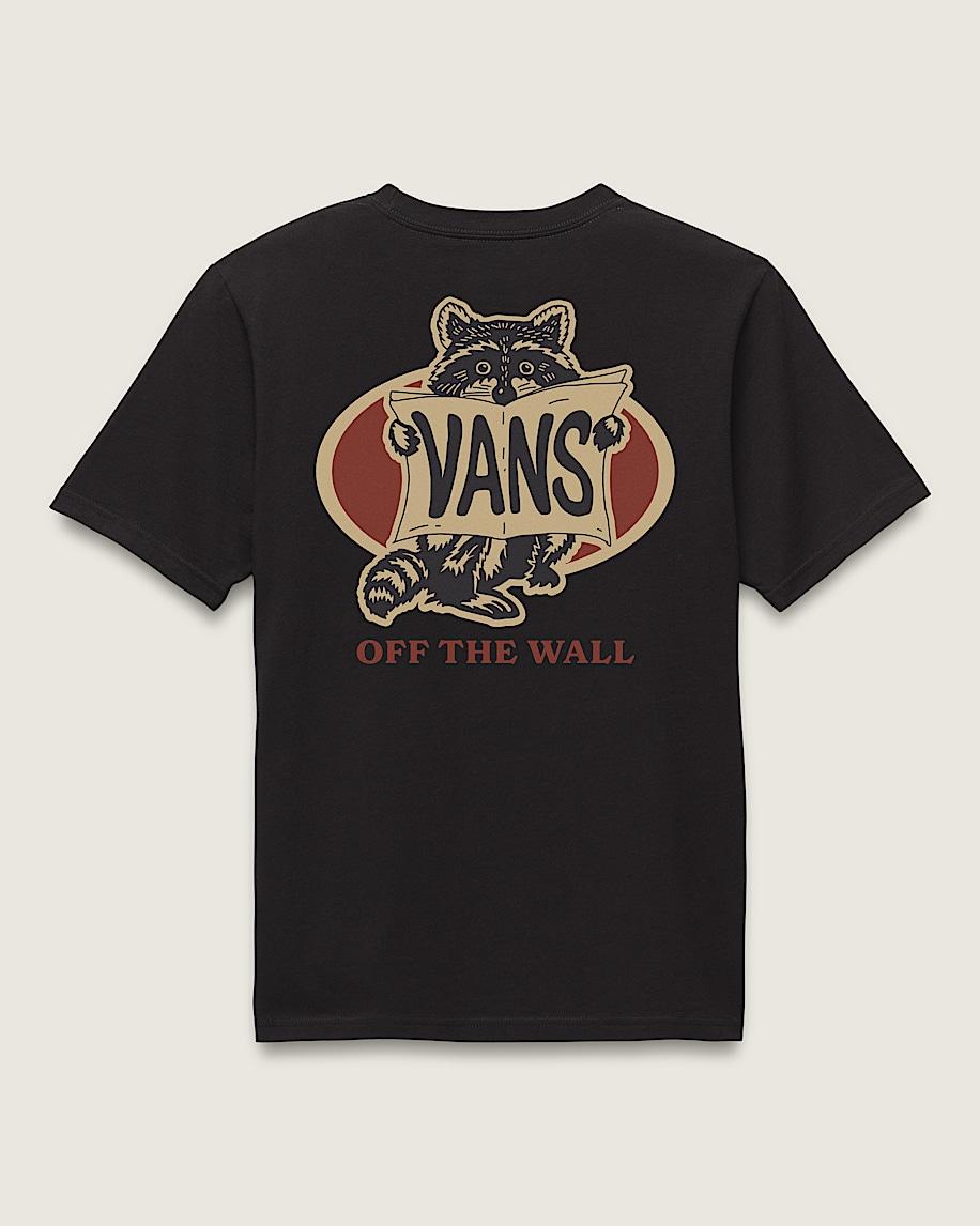 taka hayashi for vault by vans Kids Racoon Sign T-Shirt Black