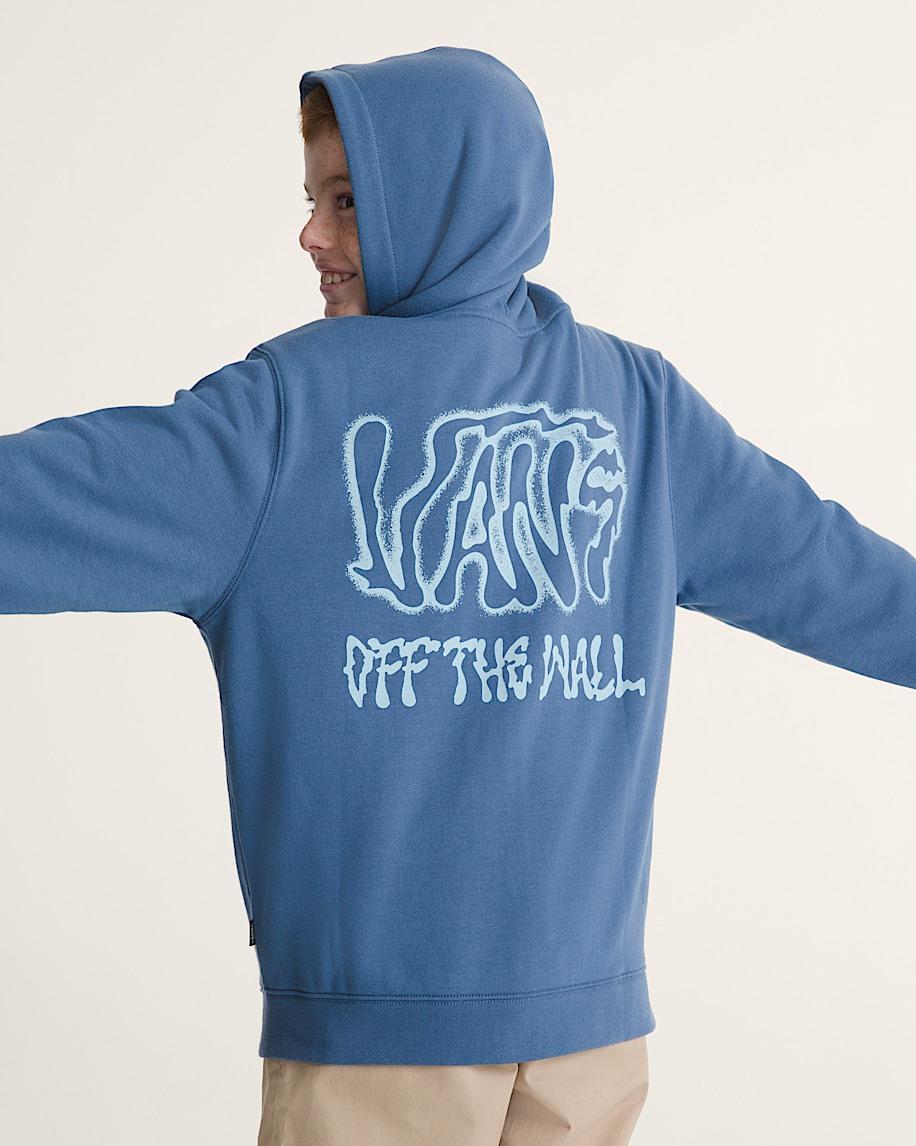 Taka Hayashi For Vault By Vans Kids Rippled Zip Hoodie True Navy Blue