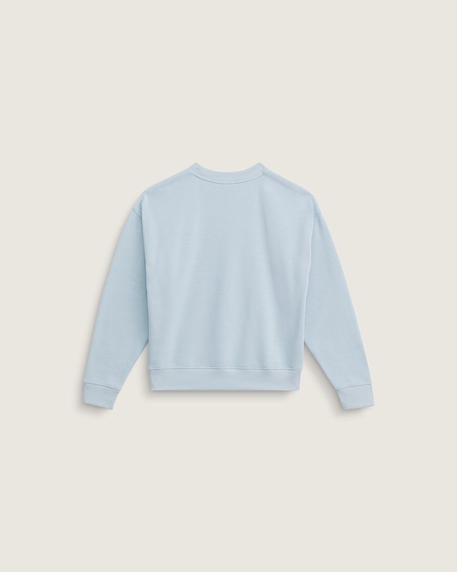 Taka Hayashi For Vault By Vans Kids Shore Thing Os Crew Sweatshirt Dawn Mist Blue