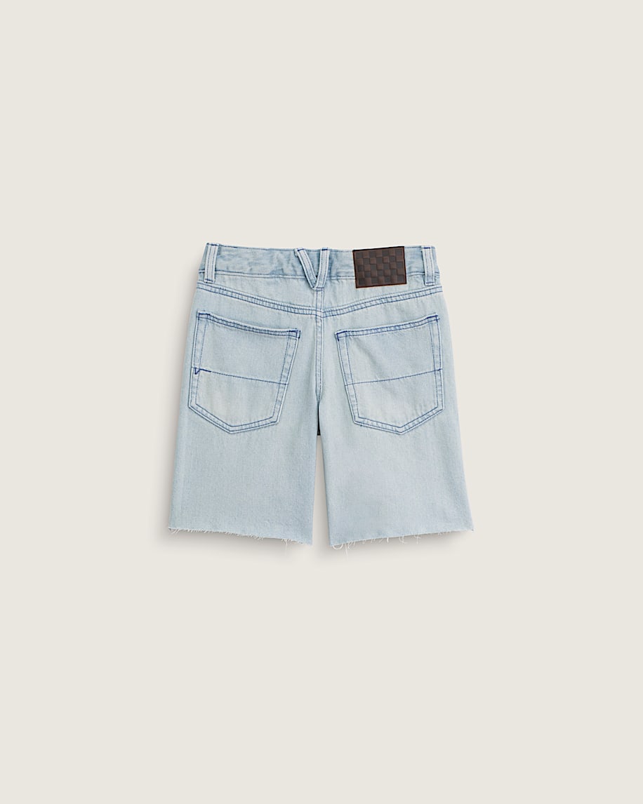 Taka Hayashi For Vault By Vans Kids Sirelle Cut-Off Jorts Light Stonewash Blue