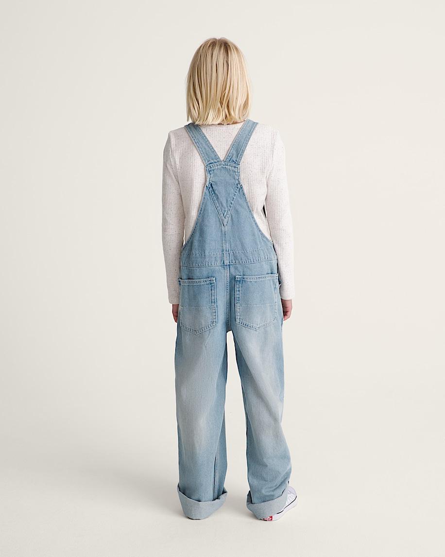 Taka Hayashi For Vault By Vans Kids Sirelle Denim Overalls Stonewash Blue