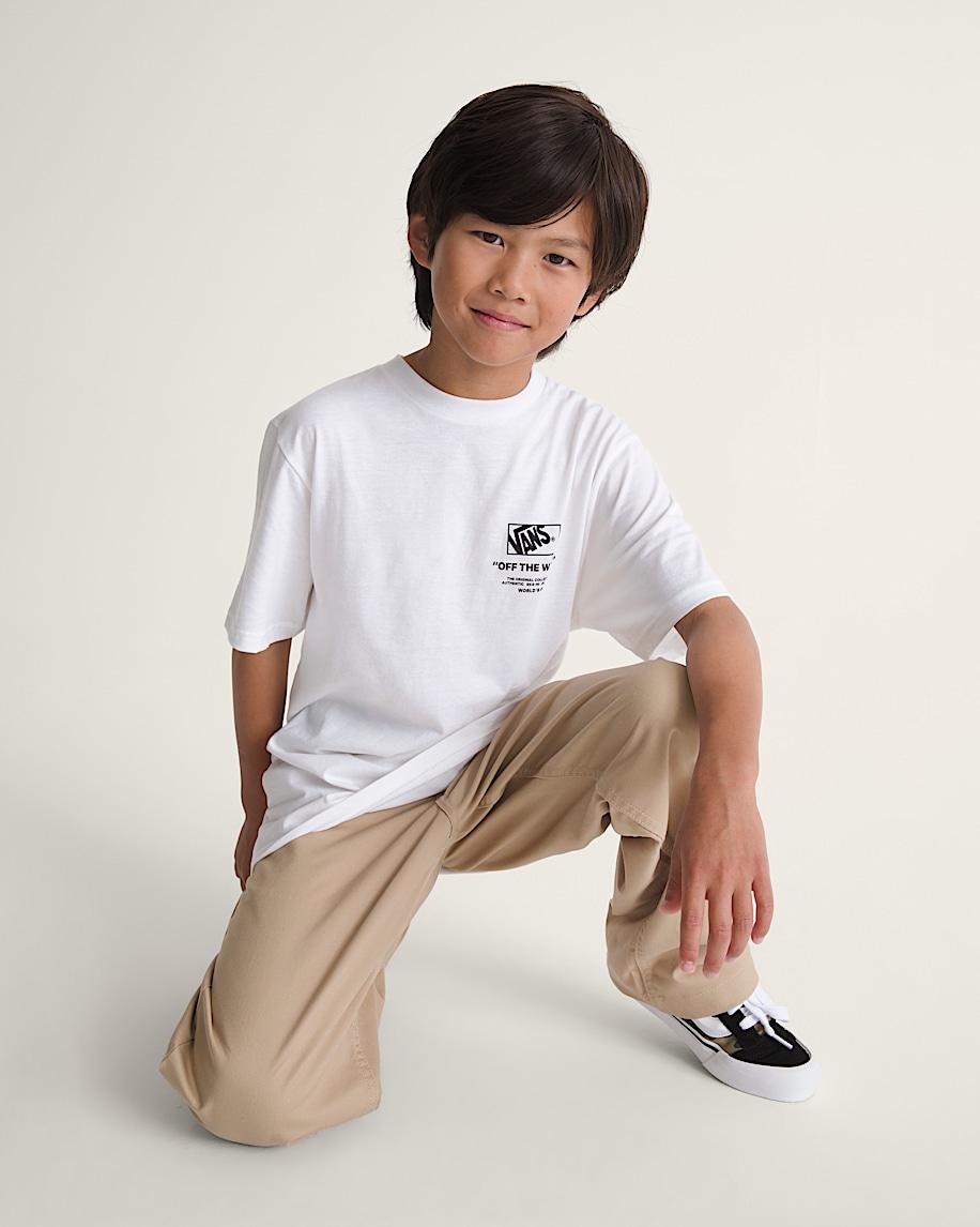 Taka Hayashi For Vault By Vans Kids Stacked Hi T-Shirt White