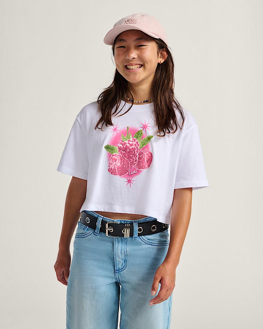Taka Hayashi For Vault By Vans Kids Star Berries Crop T-Shirt White
