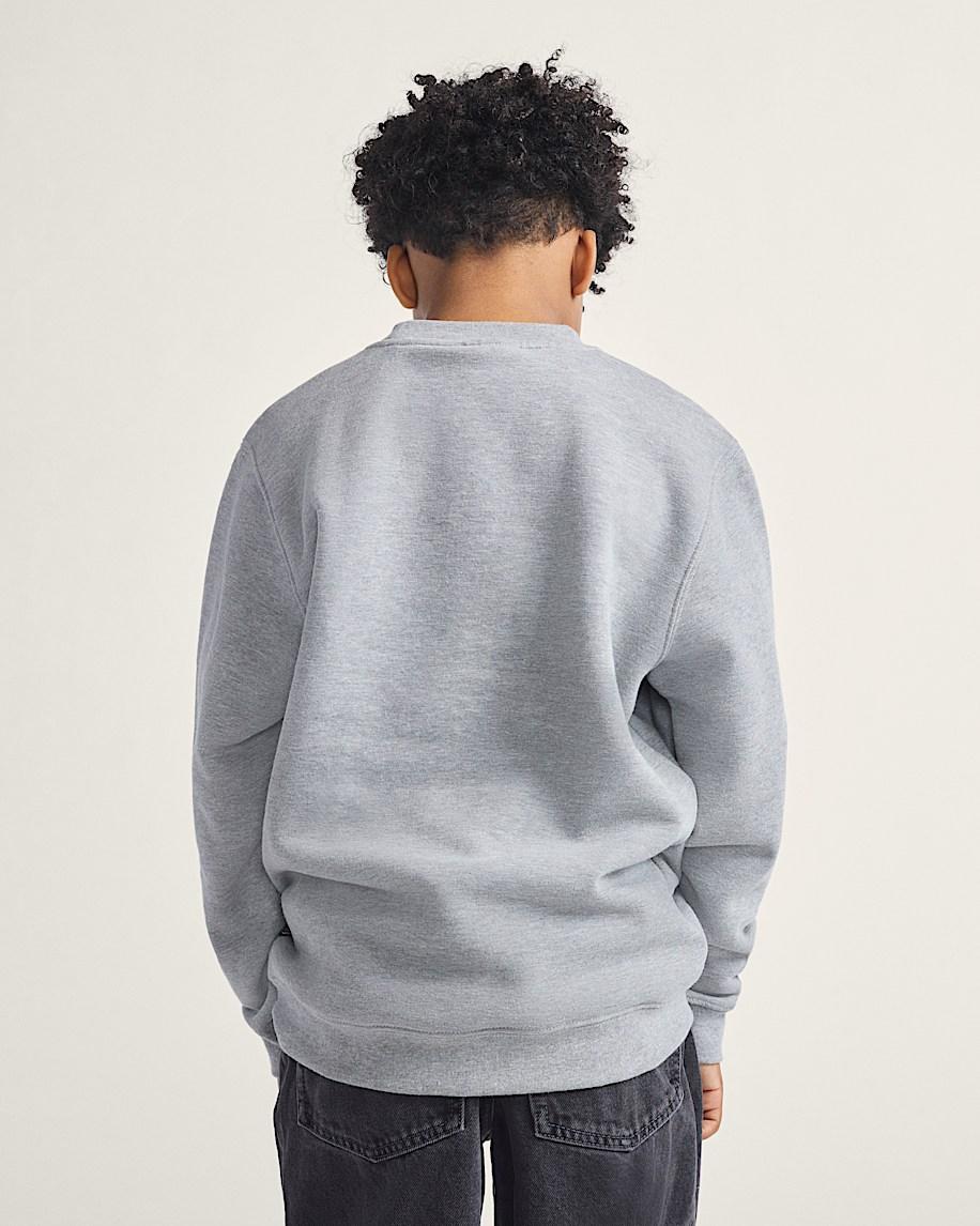 Taka Hayashi For Vault By Vans Kids Star Checker Crew Sweatshirt Cement Heather Grey