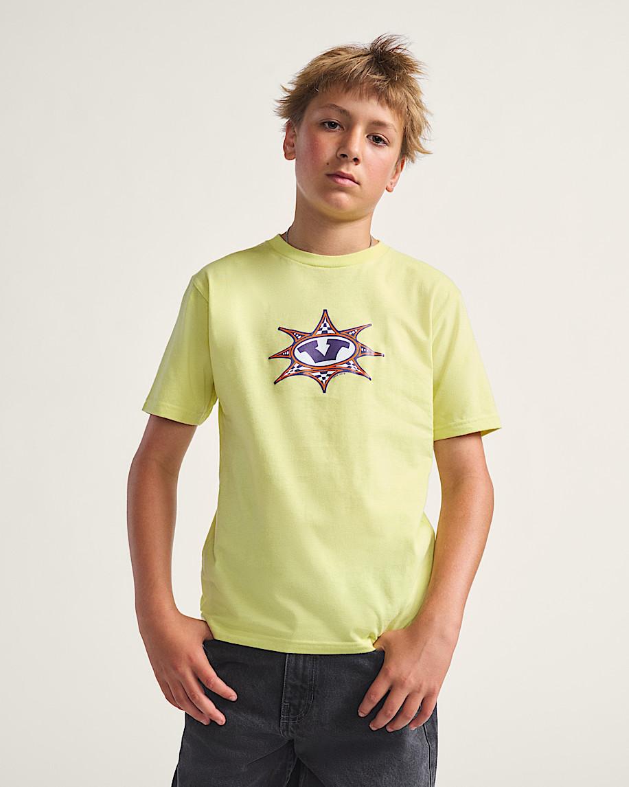 Taka Hayashi For Vault By Vans Kids Star Checker T-Shirt Canary Yellow