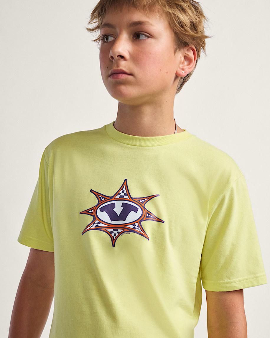 Taka Hayashi For Vault By Vans Kids Star Checker T-Shirt Canary Yellow