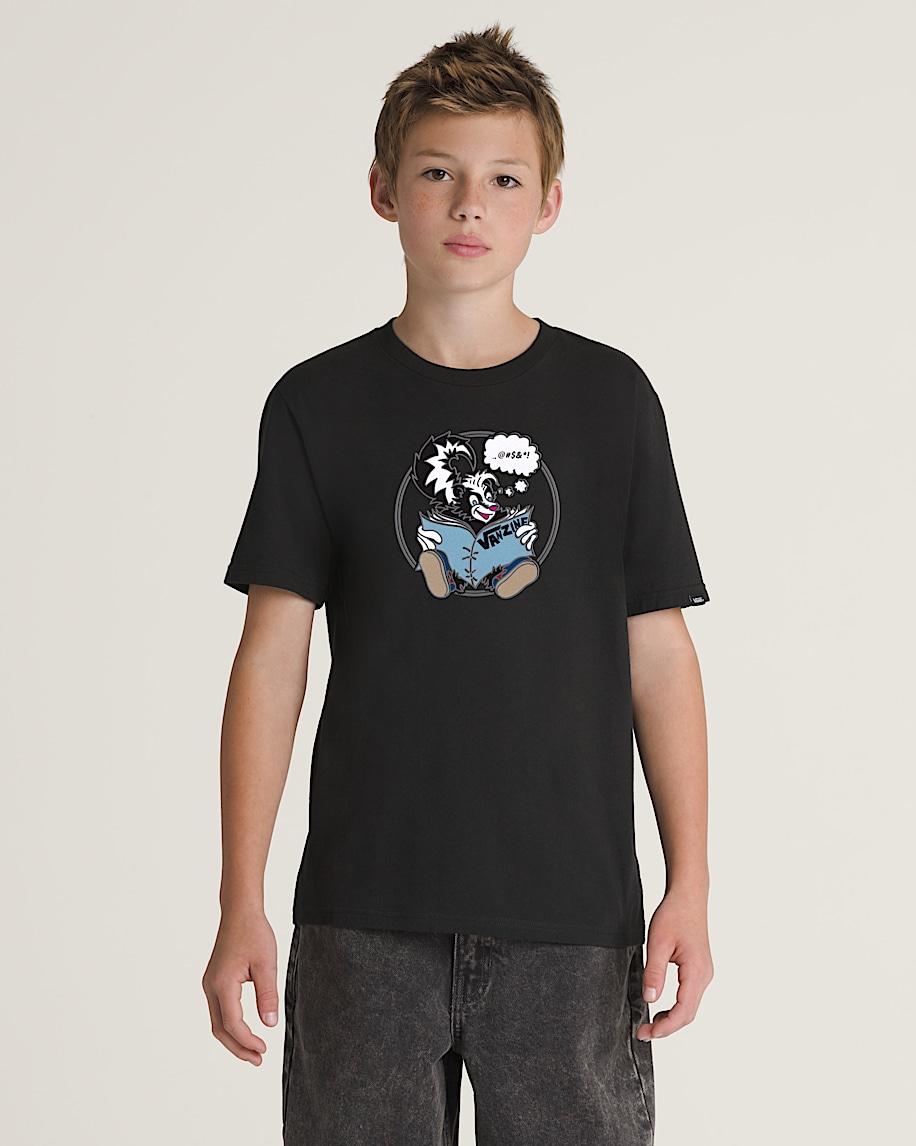 Taka Hayashi For Vault By Vans Kids Stinkin Reading T-Shirt Black