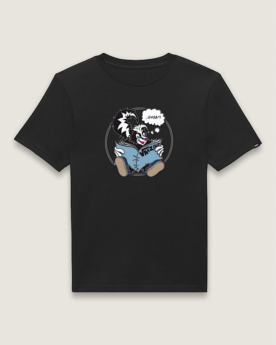taka hayashi for vault by vans Kids Stinkin Reading T-Shirt Black