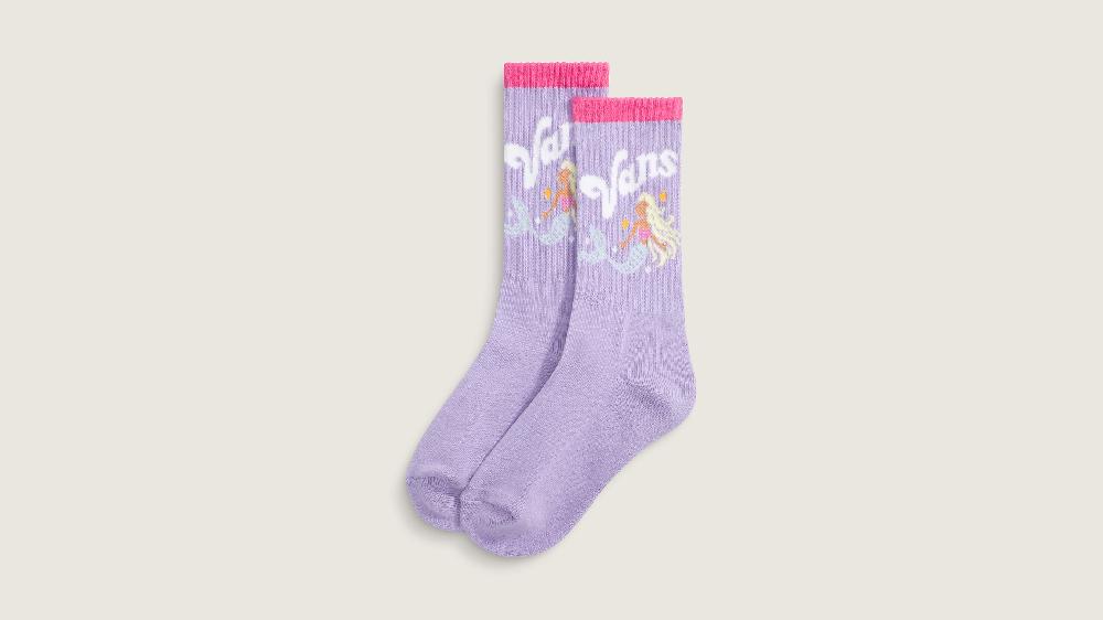 taka hayashi for vault by vans Kids Ticker Crew Socks Soft Orchid Purple