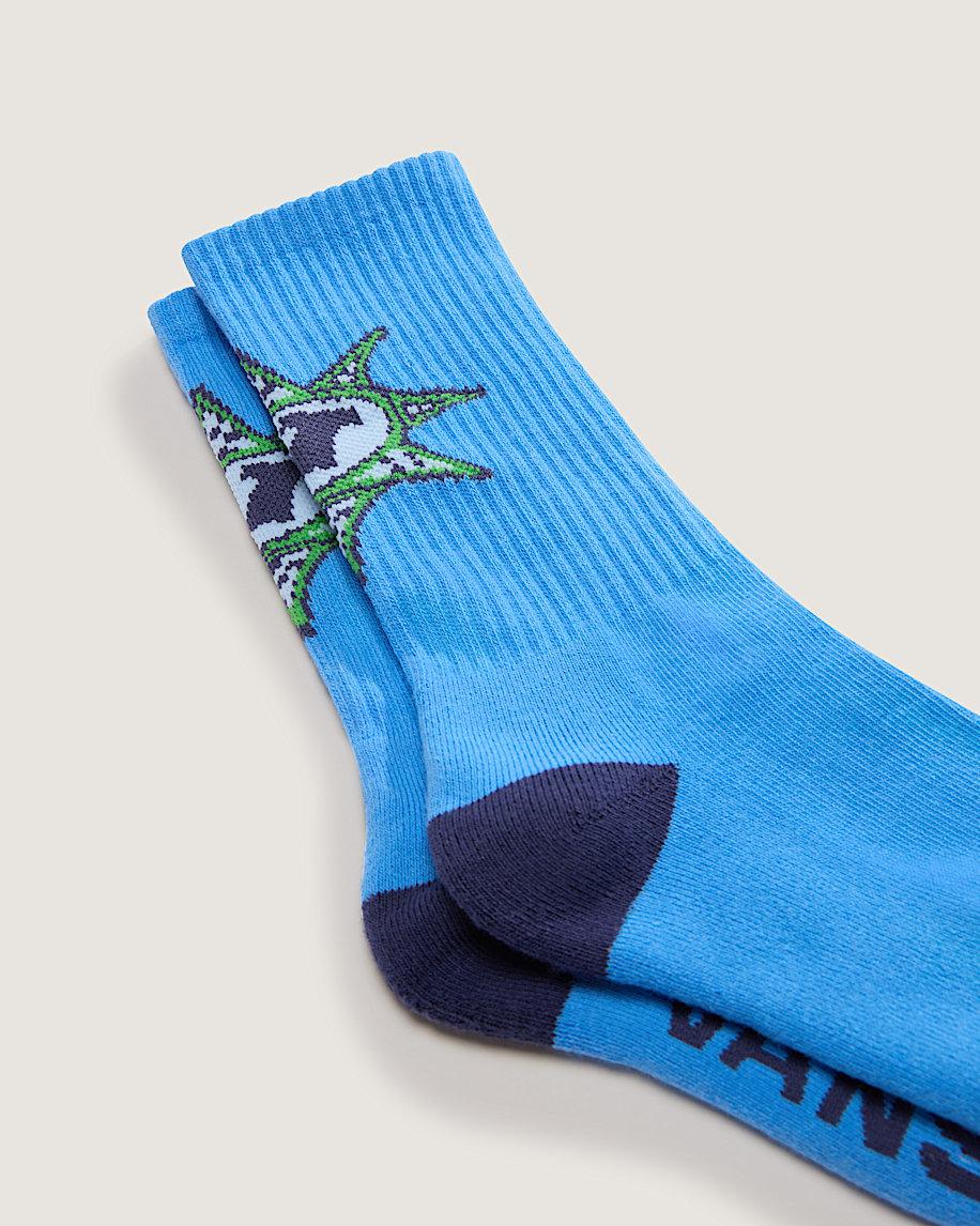 Taka Hayashi For Vault By Vans Kids Ticker Crew Socks Tranquil Blue