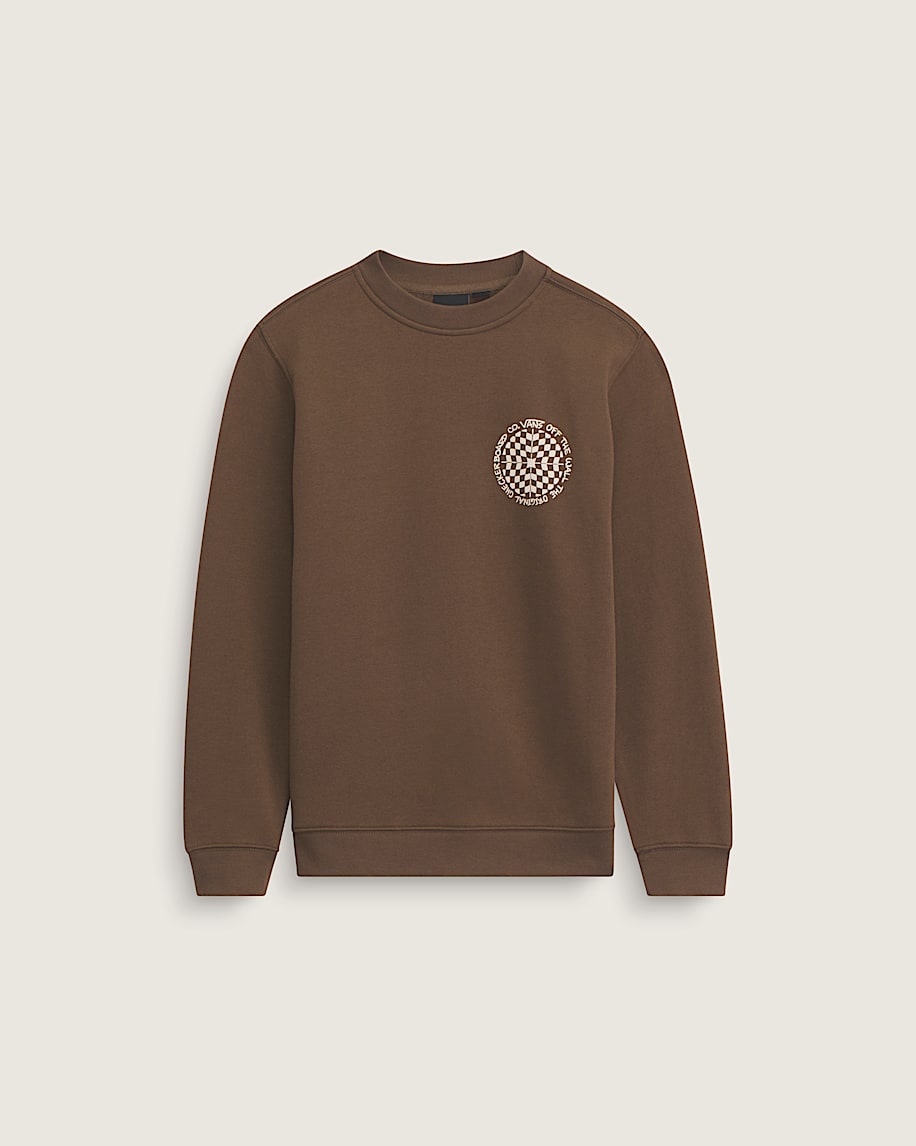 Taka Hayashi For Vault By Vans Kids Vertigo Vans Loose Crew Sweatshirt Vintage Cocoa Brown