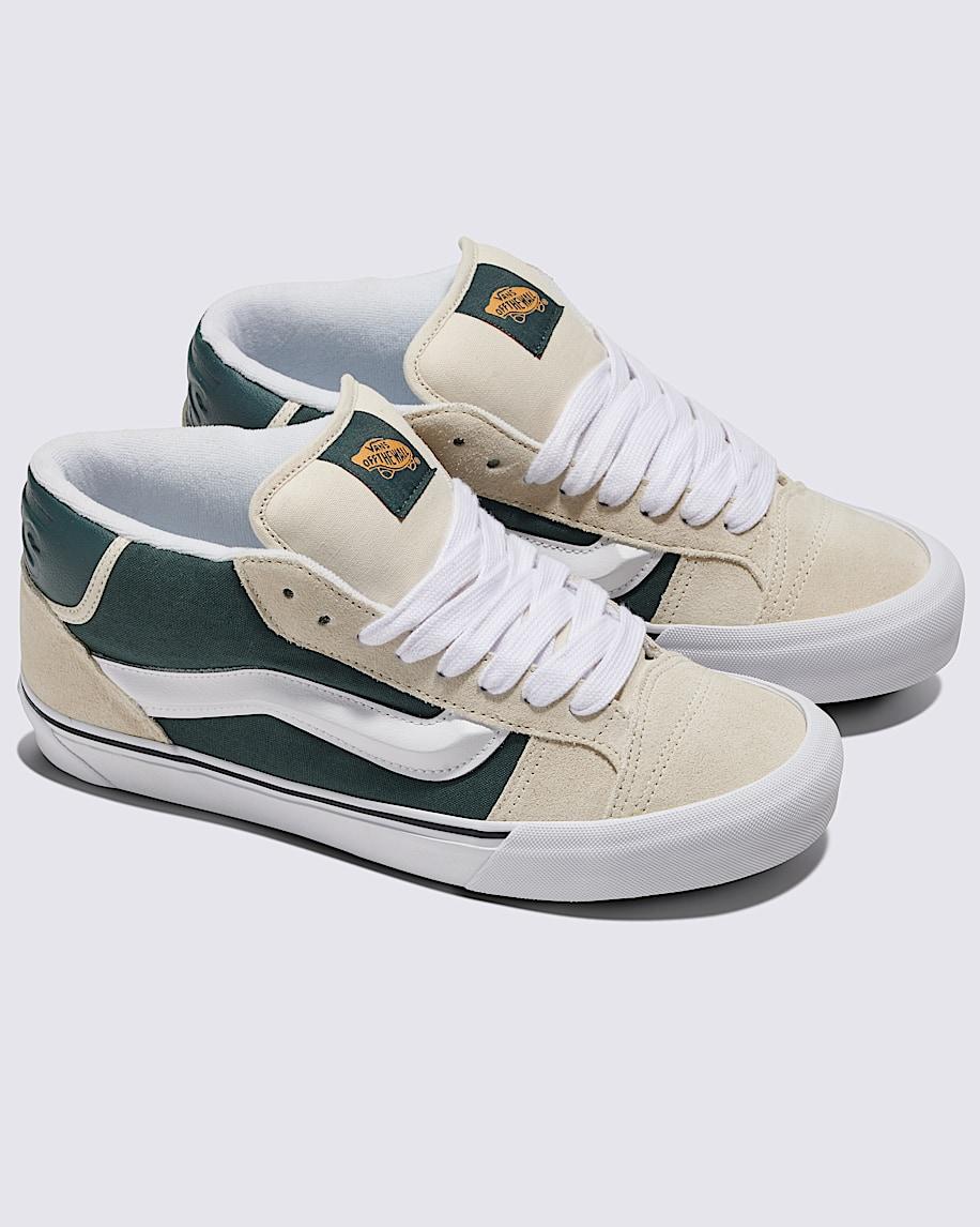 Taka Hayashi For Vault By Vans Knu Mid Shoe Turtledove Beige Dark Green