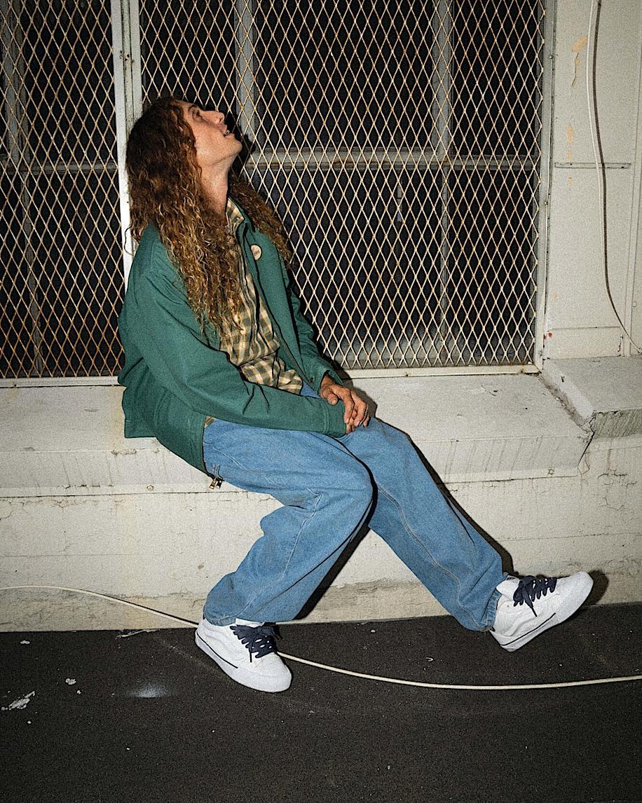 Taka Hayashi For Vault By Vans Knu Mid Shoe White Navy Blue