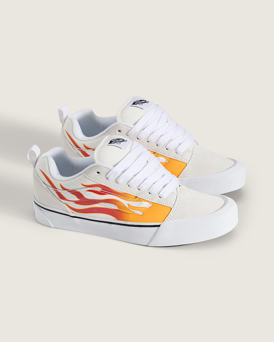 Taka Hayashi For Vault By Vans Knu Skool Shoe Flame Red Orange Yellow