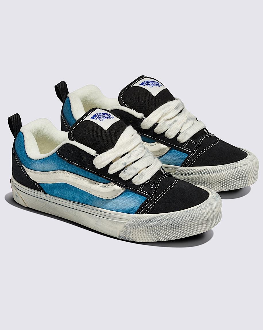 Taka Hayashi For Vault By Vans Knu Skool Shoe Wave Washed Blue Black