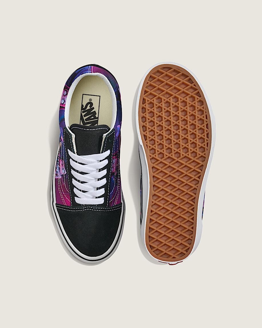 Taka Hayashi For Vault By Vans KPop Demon Hunters X Vans Big Kids Old Skool Shoe Kpop Demon Hunters Black Purple