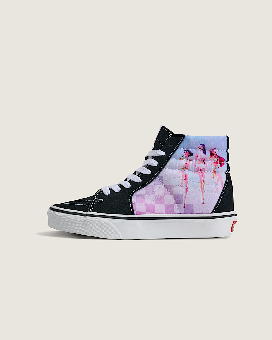 taka hayashi for vault by vans KPop Demon Hunters x Vans Big Kids SK8-Hi Shoe Kpop Demon Hunters Black Purple