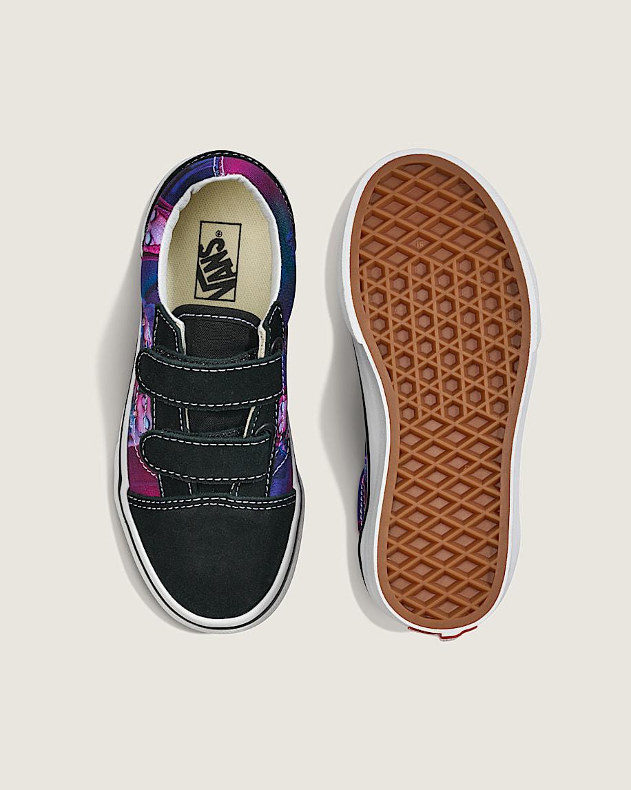 Taka Hayashi For Vault By Vans KPop Demon Hunters X Vans Little Kids Old Skool V Shoe Kpop Demon Hunters Purple