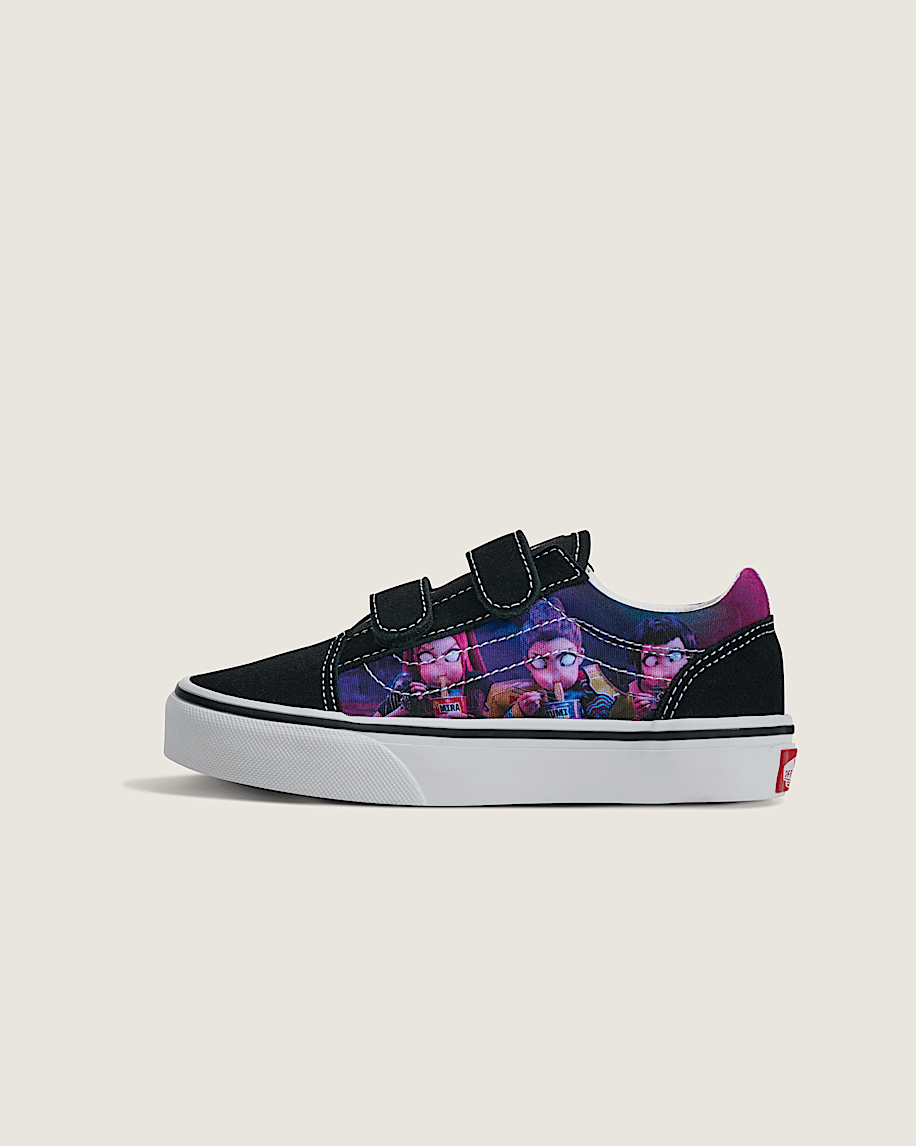 taka hayashi for vault by vans KPop Demon Hunters x Vans Little Kids Old Skool V Shoe Kpop Demon Hunters Purple