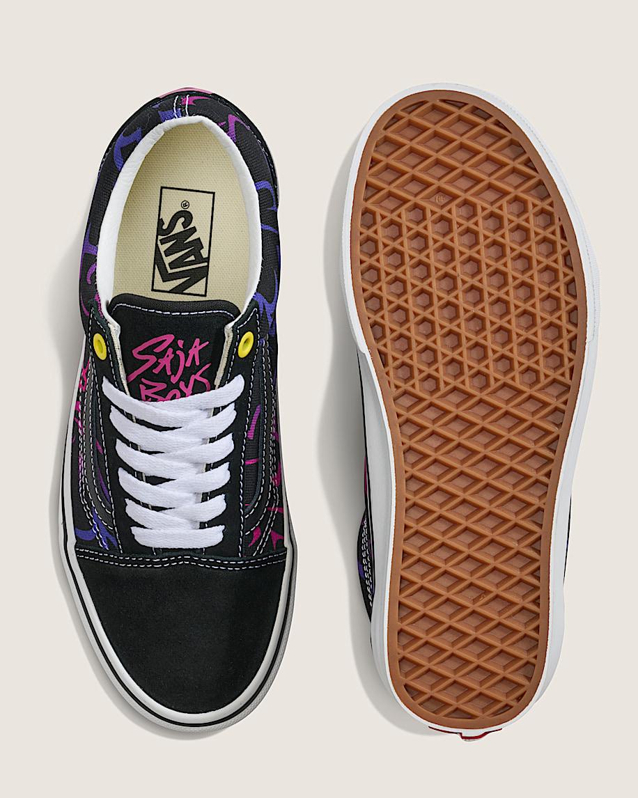 Taka Hayashi For Vault By Vans KPop Demon Hunters X Vans Old Skool Shoe Kpop Demon Hunters Black Purple