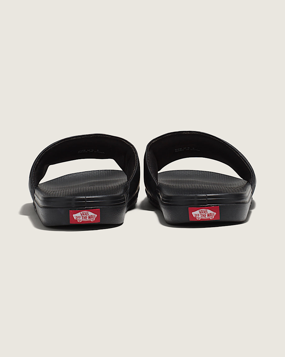 Taka Hayashi For Vault By Vans La Costa Checkerboard Slide Checkerboard Black Black