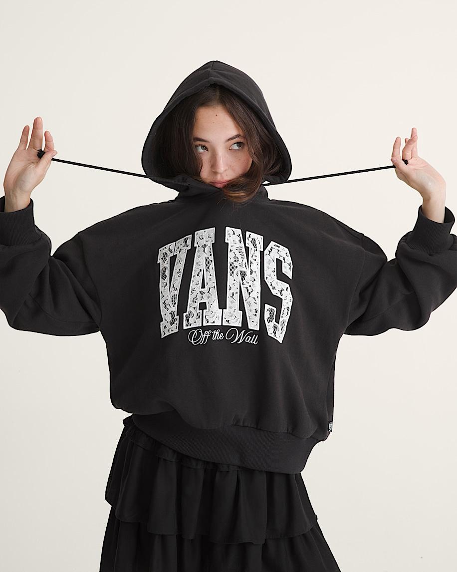 Taka Hayashi For Vault By Vans Laced Up Retro Pullover Hoodie Black