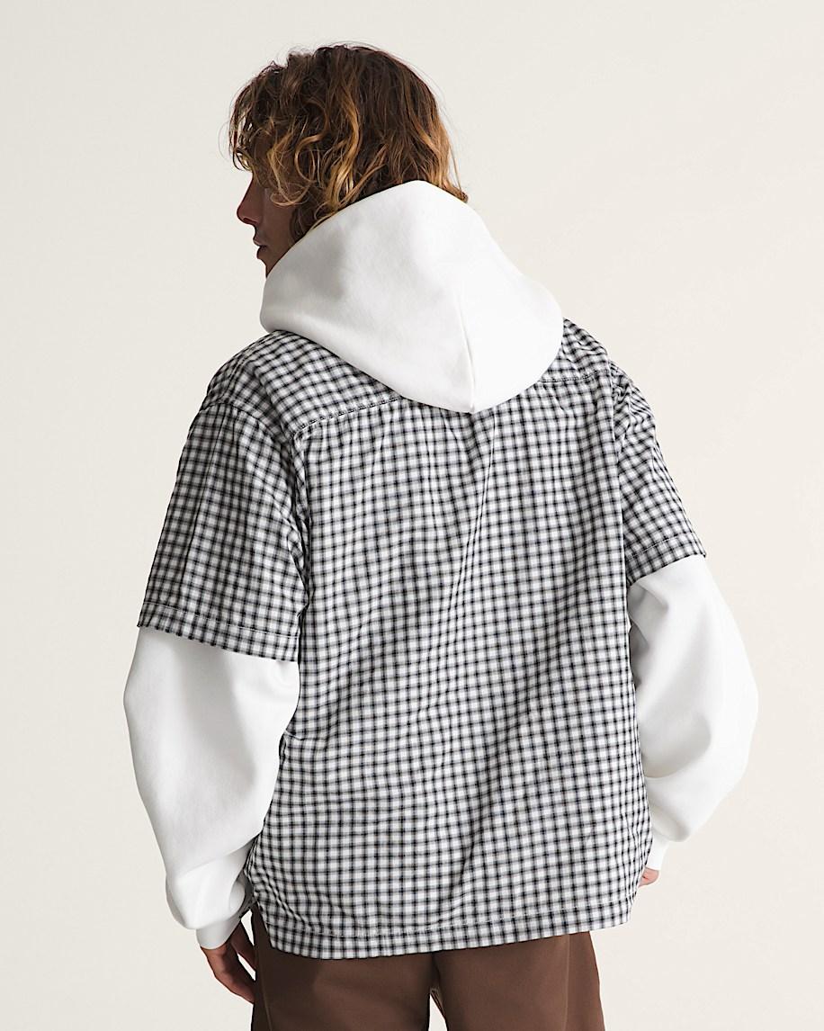 Taka Hayashi For Vault By Vans Larkspur Mini Plaid Shirt White Black